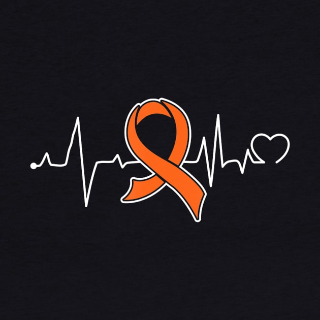 Leukemia Cancer Awareness Support Ribbon by mazurprop